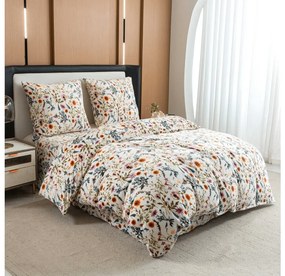 Obliečky mikroplyš HERBALIS krémové Rozmer obliečky: 2 ks 70 x 90 cm | 200 x 220 cm