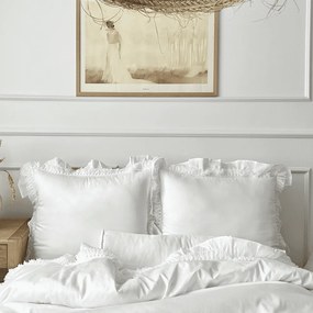 Boho obliečky pre dospelých biela 160x200cm