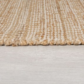 Flair Rugs koberce Kusový koberec Levi Chenille Jute Natural - 120x170 cm