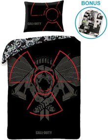 Bavlnené posteľné obliečky Call of Duty - motív Nuclear - 100% bavlna - 70 x 90 cm + 140 x 200 cm