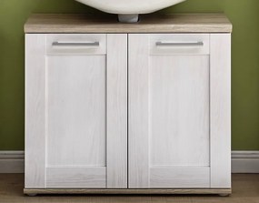 Kúpeľňová skrinka pod umývadlo Romance, smrekovec/dub