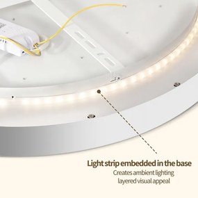 Brilagi - LED stmievateľné svietidlo GLASS POOL DOUBLE LED/60W/230V 50 cm biele + DO
