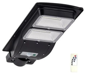 Polux LED Solárna pouličná lampa so senzorom STREET 2xLED/6W/3,2V IP65 + DO SA1569