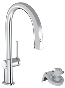 Hansgrohe Aqittura M91 - FilterSystem 210, vyťahovací výtok, 1jet, sBox, chróm 76826000