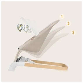 Lionelo - Detská hojdačka LILAC béžová