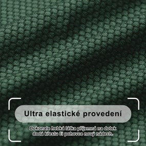 Ultra elastický potah na dvoumístnou pohovku BestBerg / zelená