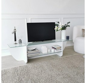 TV stolík Dukoki (biela) . Vlastná spoľahlivá doprava až k Vám domov. 1095494