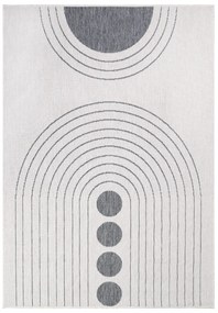 Dekorstudio Obojstranný koberec na terasu DuoRug 5739 - sivý Rozmer koberca: 80x150cm