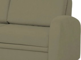 Pohovka s rozkladom Impuls, svetlo olivovo-zelená látka