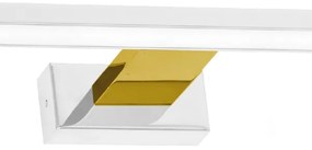 LED Kúpeľňové osvetlenie zrkadla SHINE LED/13,8W/230V 60 cm IP44 biela/zlatá