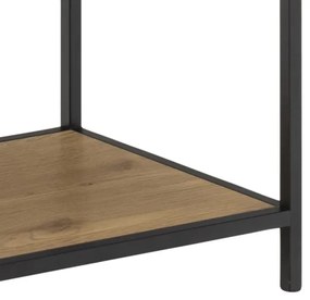 Knižnica SARON dub/čierna