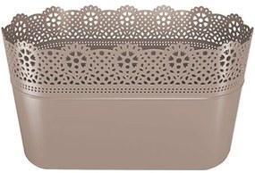 Kvetináč Lace – Mocca Dlac285-7529u