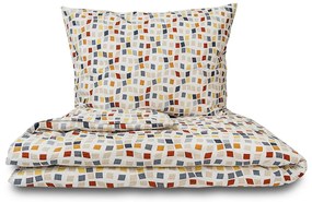 Kvalitex Krepové povlečení Mozaika, 240 x 220 cm,2x 70 x 90 cm, 240 x 220 cm, 2 ks 70 x 90 cm