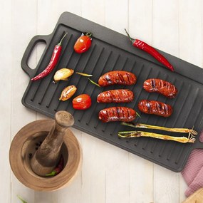 Liatinová grilovacia doska 23x45,5 cm LITINA – Orion