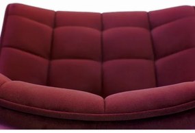 Jedálenská stolička COMORO, 1 ks, tmavočervená