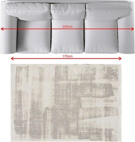 Koberec Abstract Gray II 120x170 cm