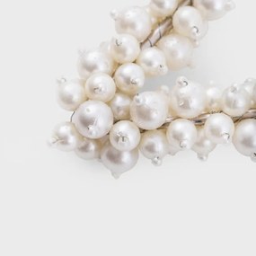 Závesná vianočná dekorácia PERLYN perlová 710599