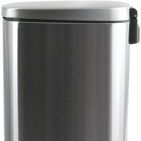 Spirella Pedálový odpadkový kôš soft-close Akira 50 l, brúsená nehrdz. oceľ, 50 l