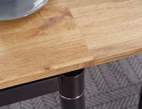 Rozkládací jídelní stůl Franklin 80/131 cm cm dub artisan/černý mat