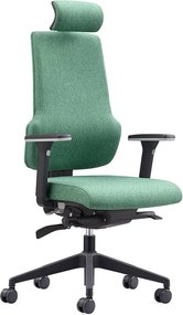 Ergonomická kancelárska stolička MOSH Elite F – zelená