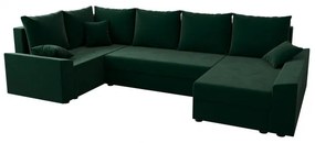 Elegantná sedačka do U PARI - zelená
