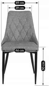 PROXIMA.store - Čalúnená jedálenská stolička CORK 2