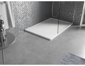 Mexen Amon, SMC obdĺžniková sprchová vanička 100 x 80 cm, biela, 4F108010