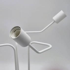 Prisadený luster MATYLDA 3xE27/60W/230V biela