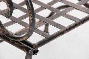 Kovová stolička Lotta s područkami - Bronzová