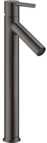 AXOR Starck páková batéria pre umývadlové misy, s neuzatvárateľným odtokovým ventilom, výška výtoku 248 mm, kartáčovaný čierny chróm, 10103340