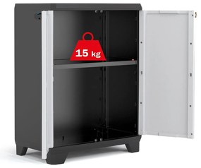 Plastová skriňa LINEAR, 1 polica, 90x68x39 cm