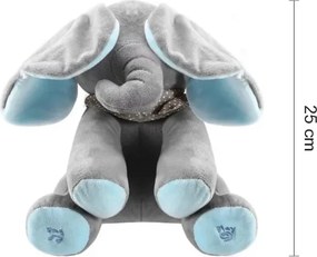 Zaparkorun Interaktívny spievajúci sloník - blue