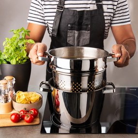 Hrniec na cestoviny Merkur so skleneným vekom 6,5 l - 601202