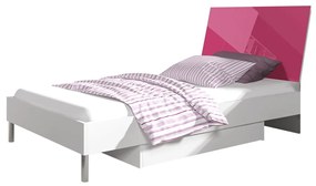 Detská posteľ Paradise PD3, Farby: biela / ružový lesk