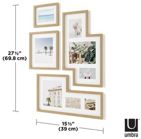 Plastové rámčeky v súprave 4 ks 38x69 cm Mingle – Umbra