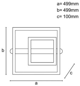 Stmievateľné LED stropné svietidlo 95W/230V 3000-6500K + diaľkové ovládanie