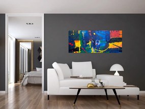 Obraz - Abstrakcia (120x50 cm)