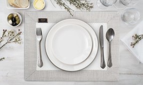 SADA 4 KS PRESTIERANIE NA STÔL EMMA 30X40 CM BIELY