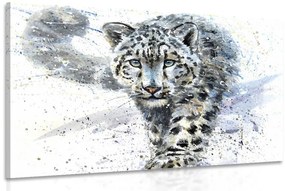 Obraz kreslený leopard - 120x80