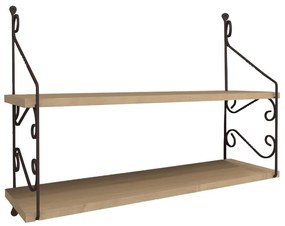 Nástenná polička Seramoni dub prírodný