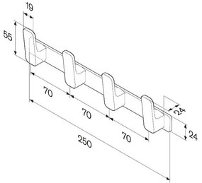 Háčik na uteráky AM.PM Func A8F35900 chróm