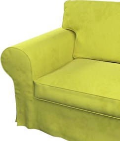 Poťah na pohovku aj ležadlo Ektorp pre 2 osoby farba produktu zelená látka lesklá, zamatová