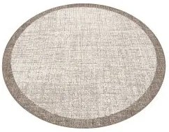 styldomova Šnúrkový koberec sizal floorlux 20401 béžový/taupe kruh