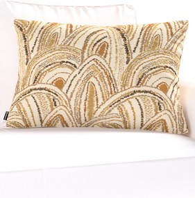 Karin - jednoduchá obliečka, 60x40cm farba produktu béžová látka zapletaná, vzorované