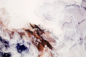 Obraz - Fialový mramor N⁰1 (90x60 cm)