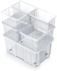 Plastový úložný box NCC16 16 l - priehľadná