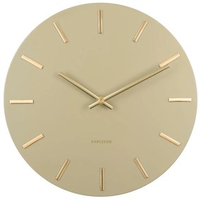 Designové nástěnné hodiny 5821OG olive Karlsson 30cm