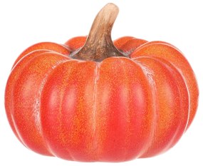 Tekvica bez otvorov oranžová, keramika, pr. 16 cm