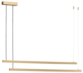 Argon 8839 - LED Luster na lanku MIAMI LED/74W/230V 3000K zlatá