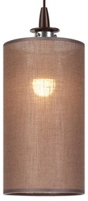 LED Luster na lanku NOEL MINI 1xE27/60W/230V hnedá
